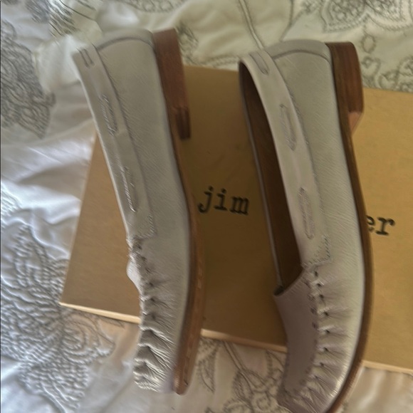 Free people Jim Barnier lavender Leather moccasin Loafers size 10 new with box - Picture 4 of 6
